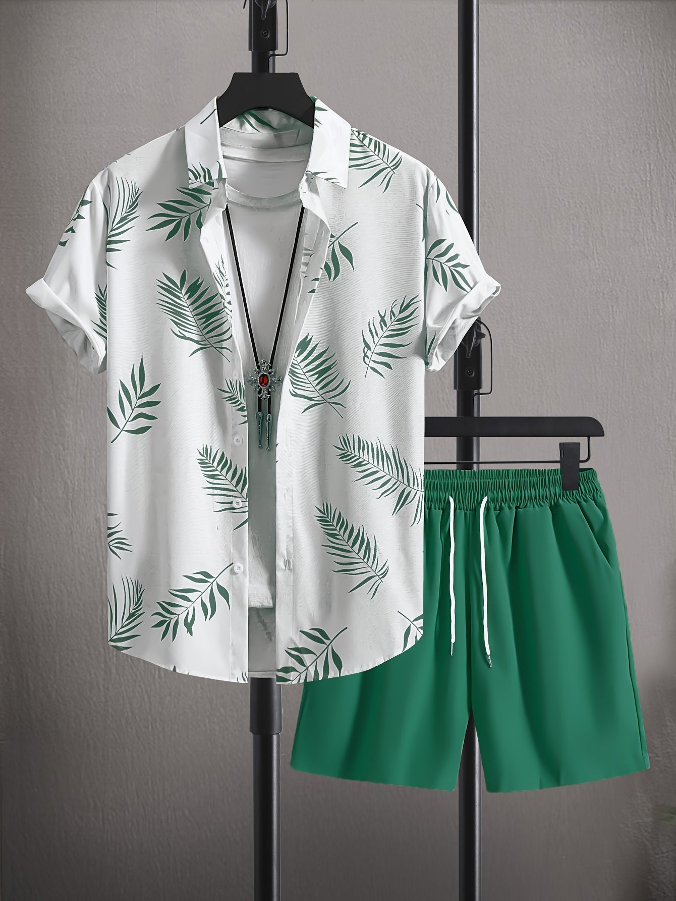 Karlo – Sommer Shorts-Set mit Kurzarmhemd