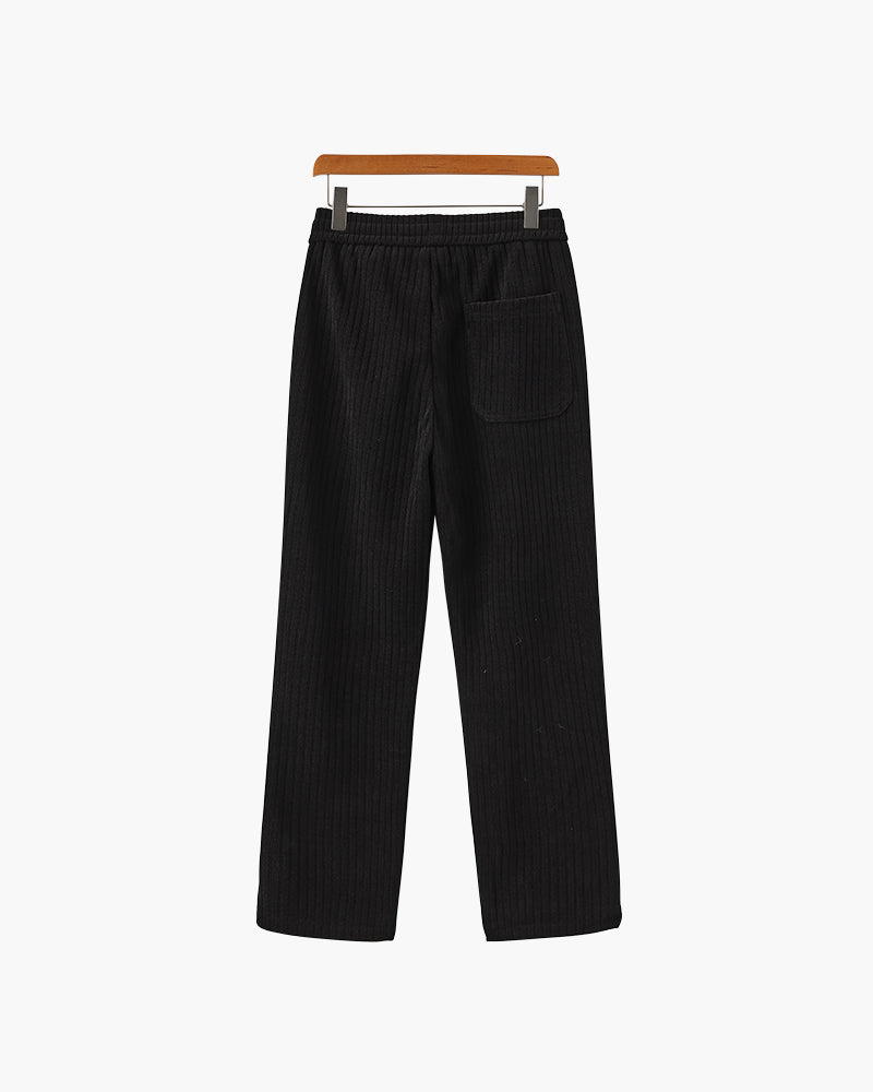 Lorian – Cordhose mit weitem Bein und Kordelzug