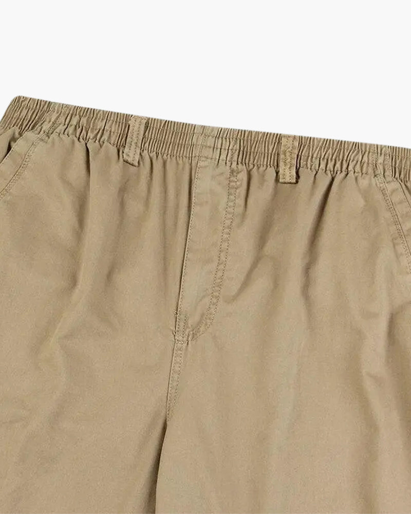Ryden – Gerade geschnittene Baumwollhose mit Elastikbund