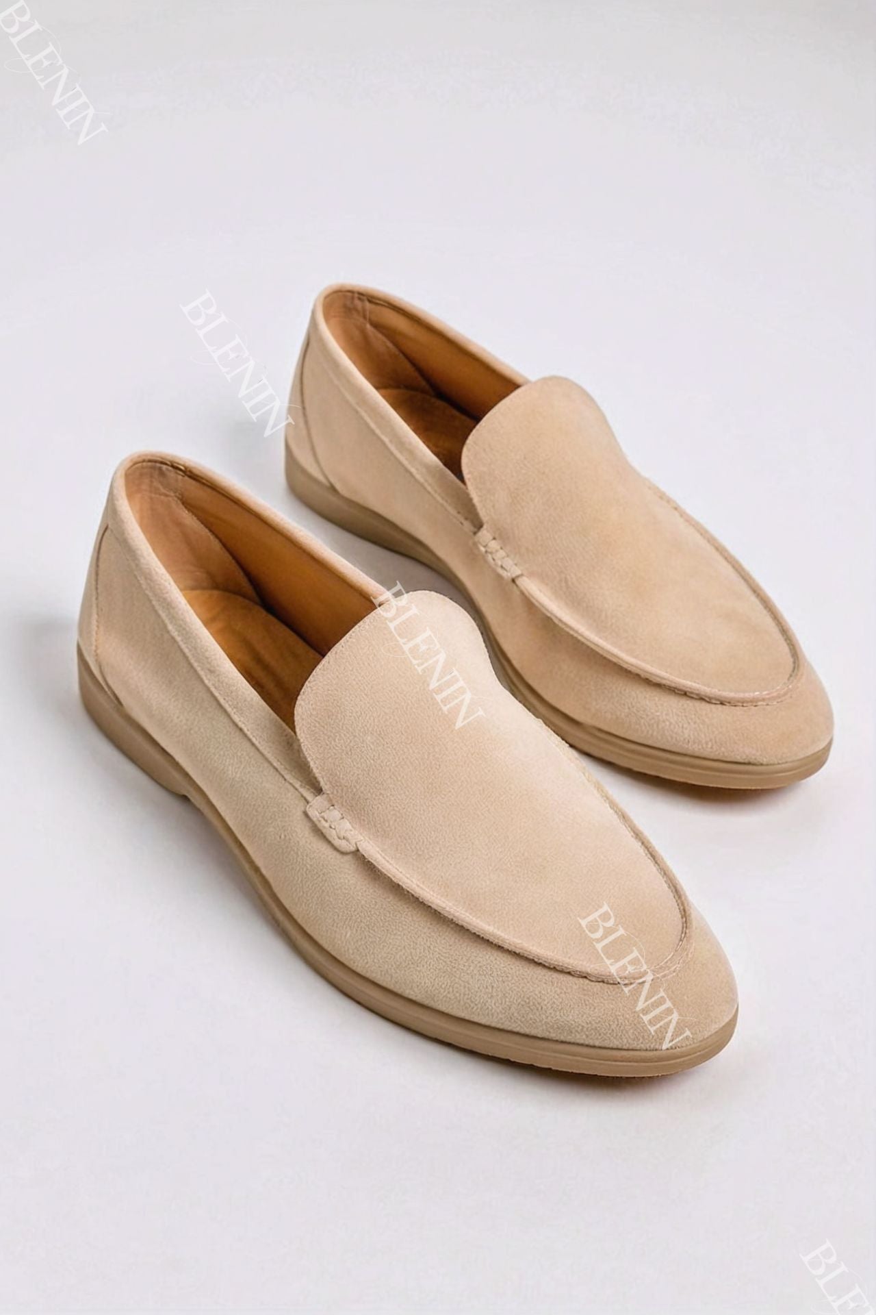 Florian – Beigefarbene Loafer