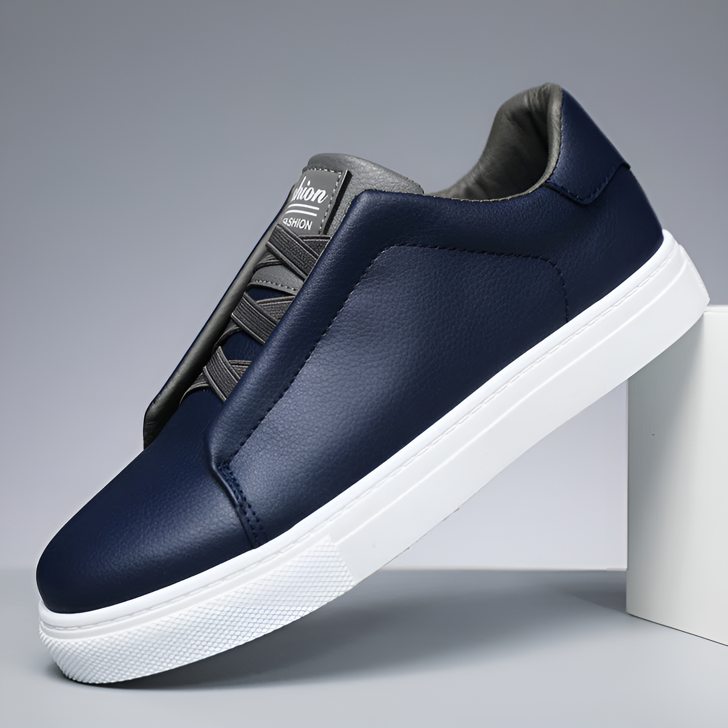 Damian – Weißer Leder Sneaker