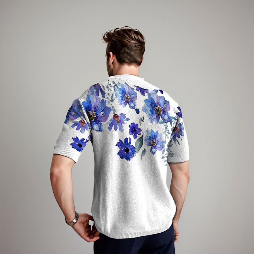 Damir – Florales Kurzarmshirt
