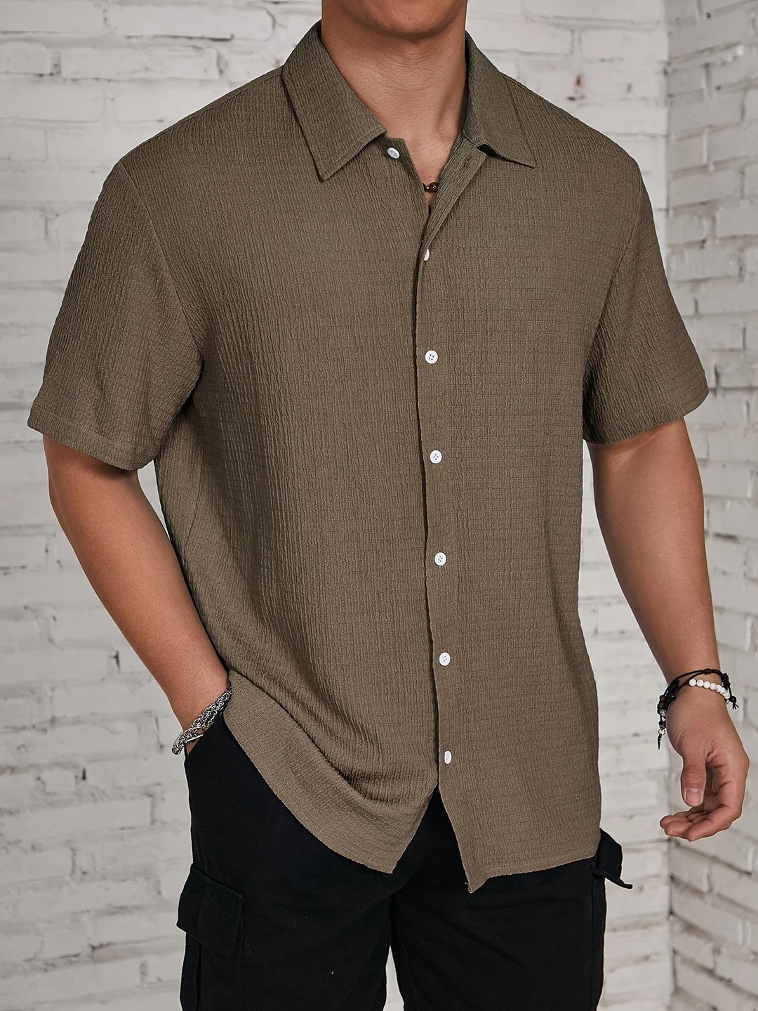 Kian – Poloshirt mit Button-Down Kragen