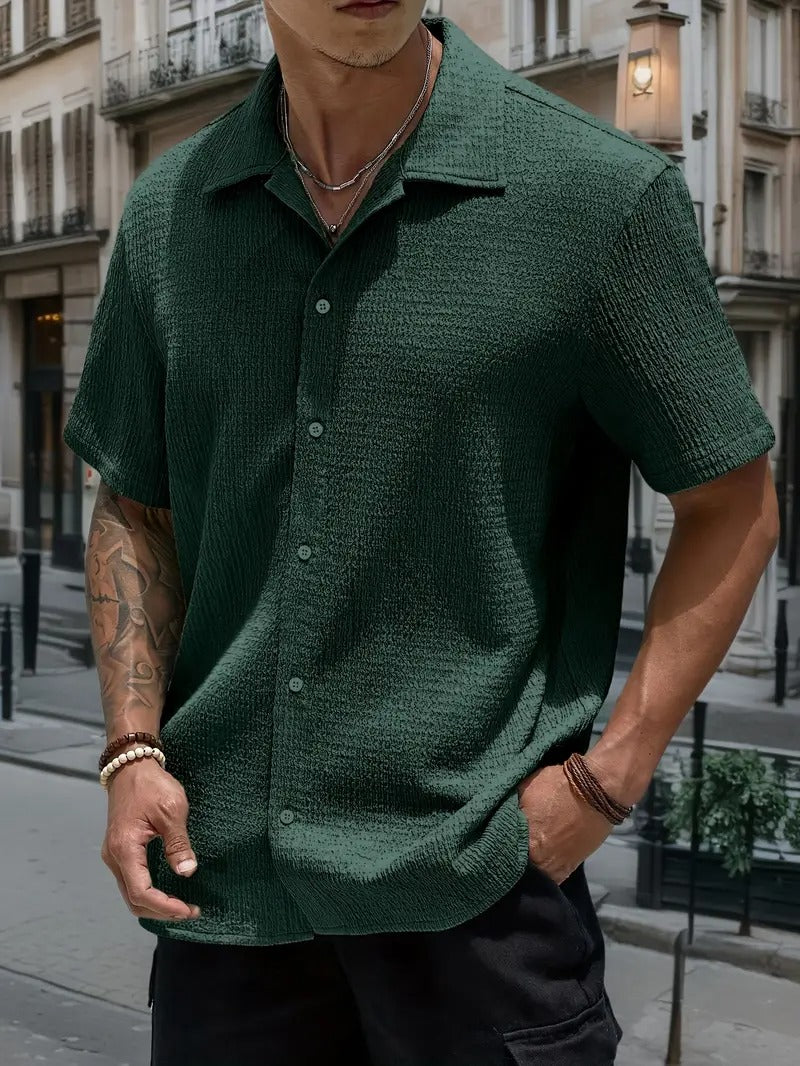 Kian – Poloshirt mit Button-Down Kragen