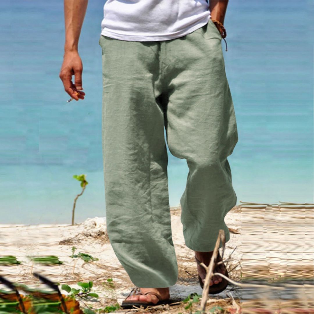 Malik – Weite Sommerhose im Baggy Fit