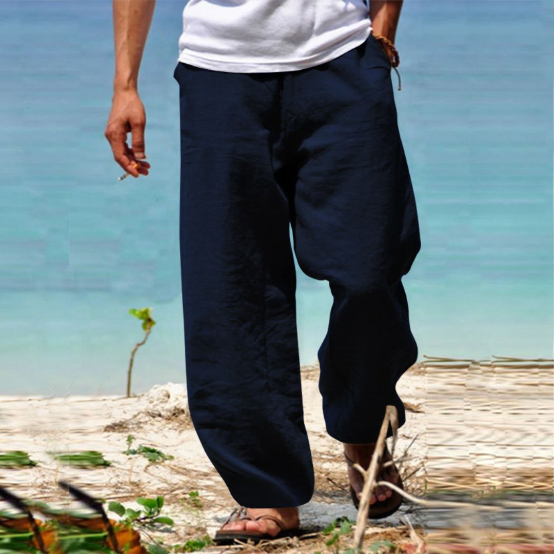 Malik – Weite Sommerhose im Baggy Fit