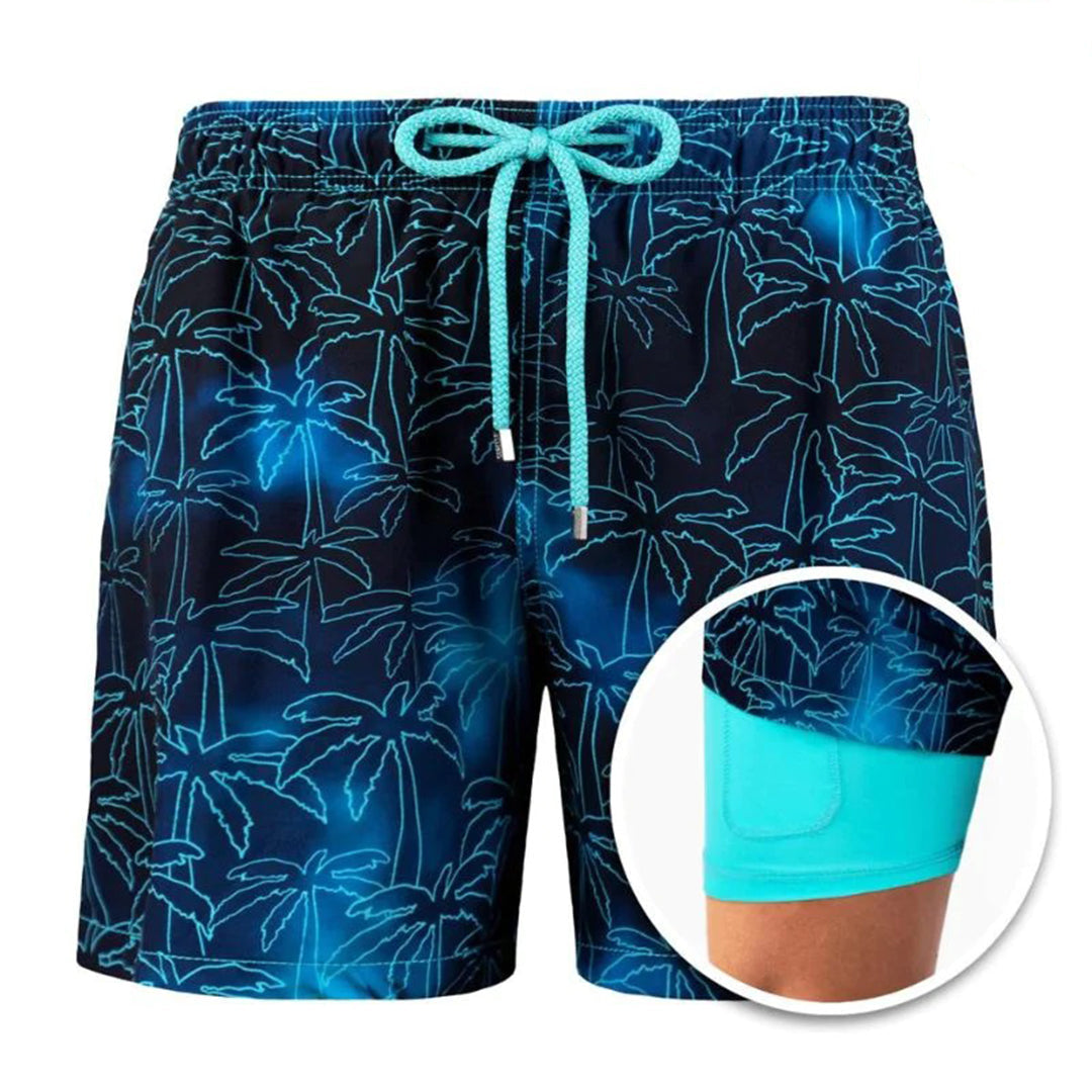 Timo – Herren-Badeshorts im Sommerdesign