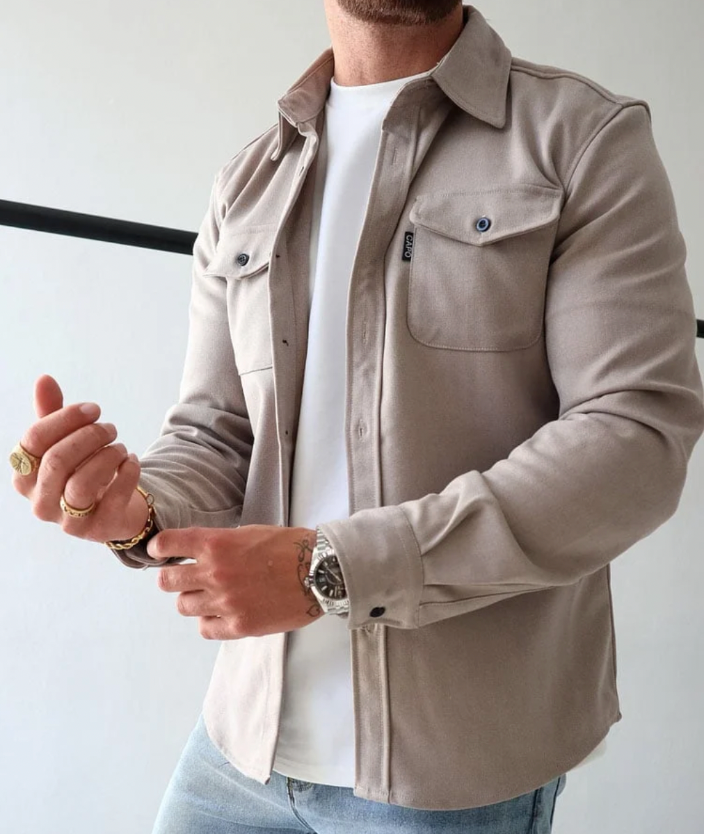 Rafael – Herren Overshirt im klassischen Stil