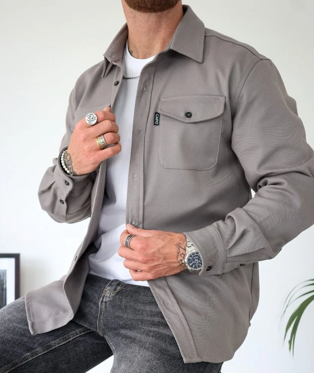Rafael – Herren Overshirt im klassischen Stil