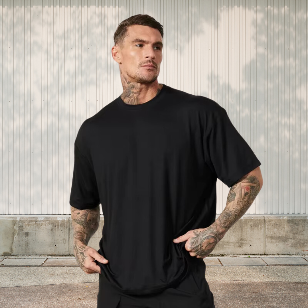 Oversize – Lässiges T-Shirt Herren