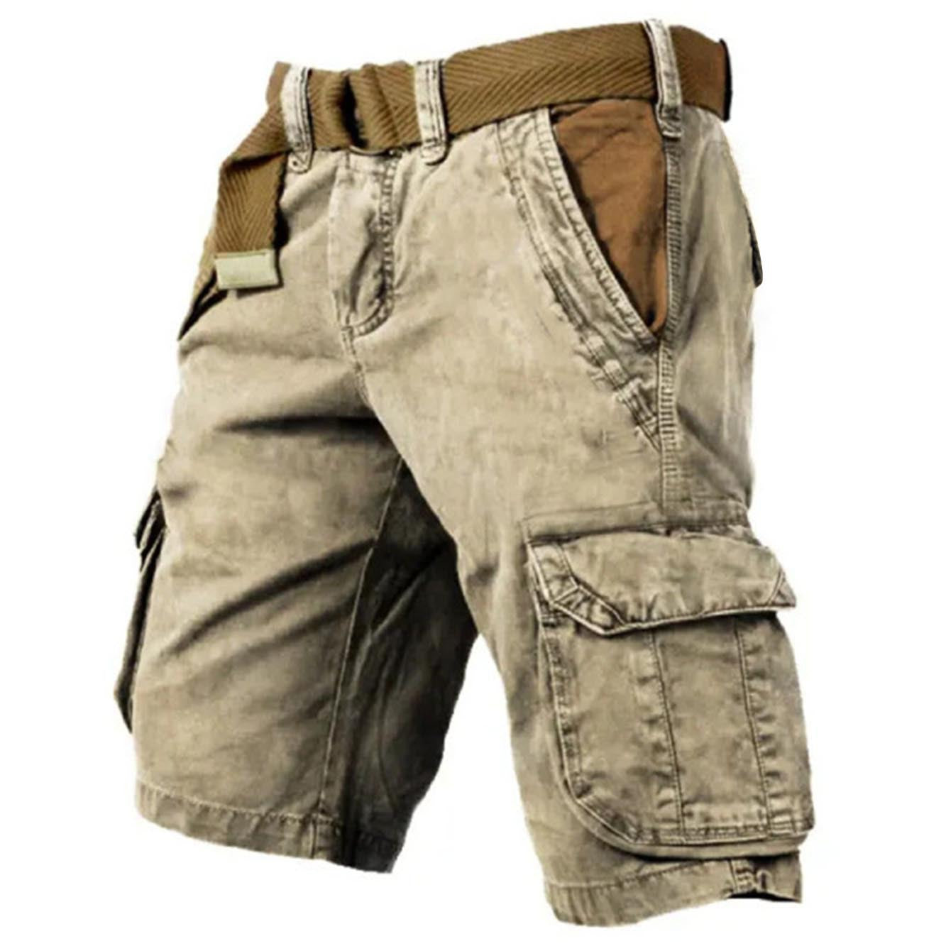 Zeno – Weite Cargo Shorts im Sommerstil