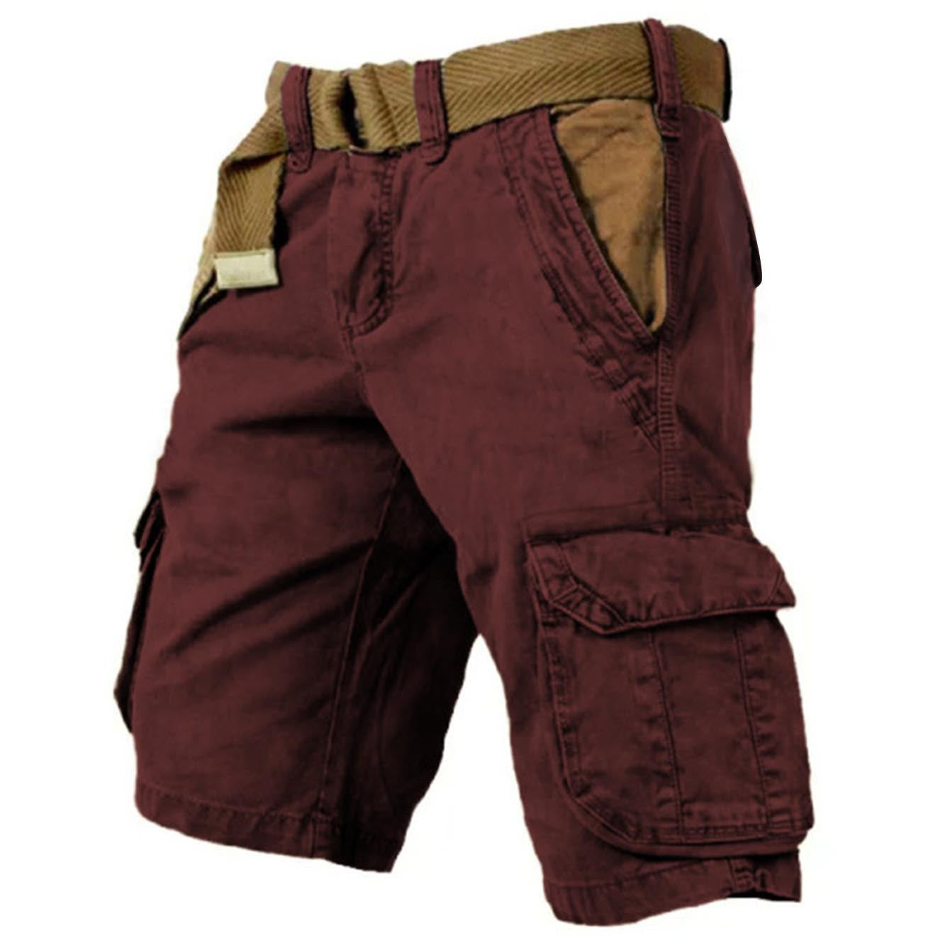Zeno – Weite Cargo Shorts im Sommerstil