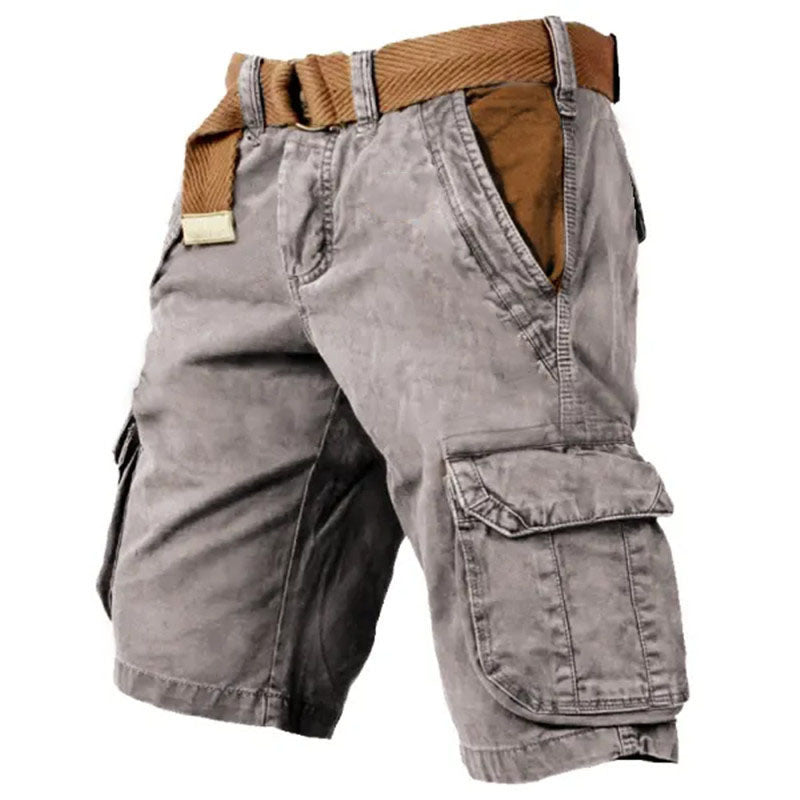 Zeno – Weite Cargo Shorts im Sommerstil