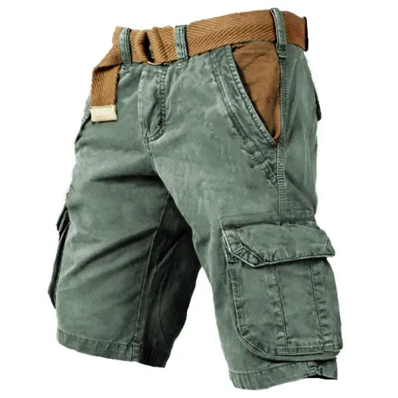 Zeno – Weite Cargo Shorts im Sommerstil