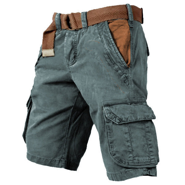Zeno – Weite Cargo Shorts im Sommerstil