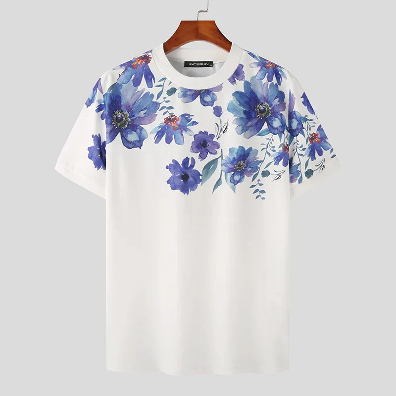 Damir – Florales Kurzarmshirt
