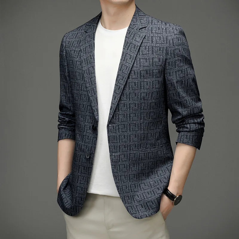 Stevan – Blazer mit geometrischem Muster