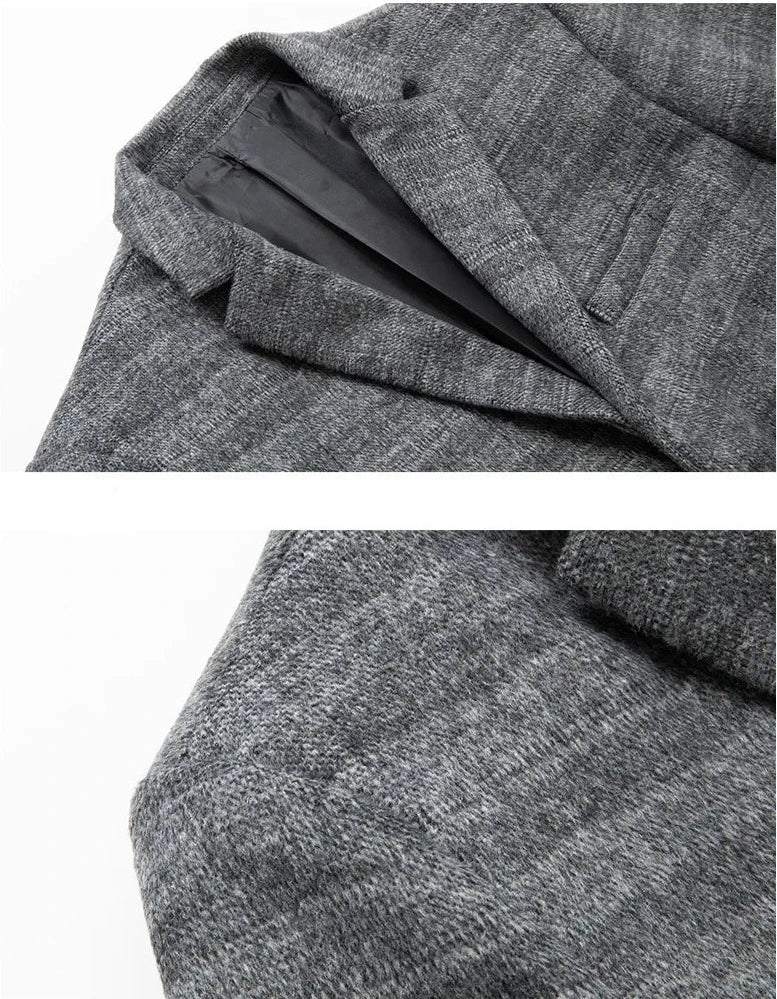 Rynor – Blazer in Grau und Khaki
