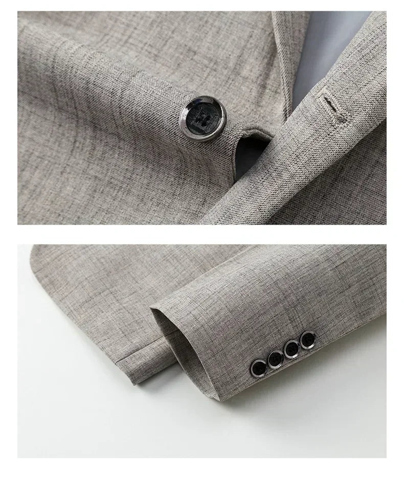 Valen – Blazer in Blau, Grau und Beige