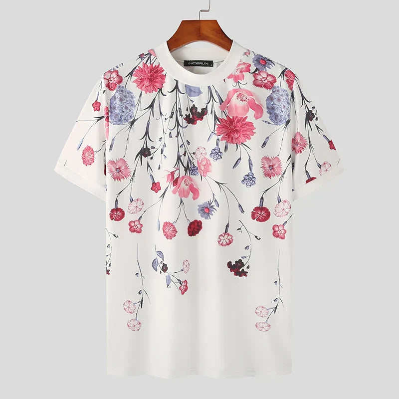 Damir – Florales Kurzarmshirt