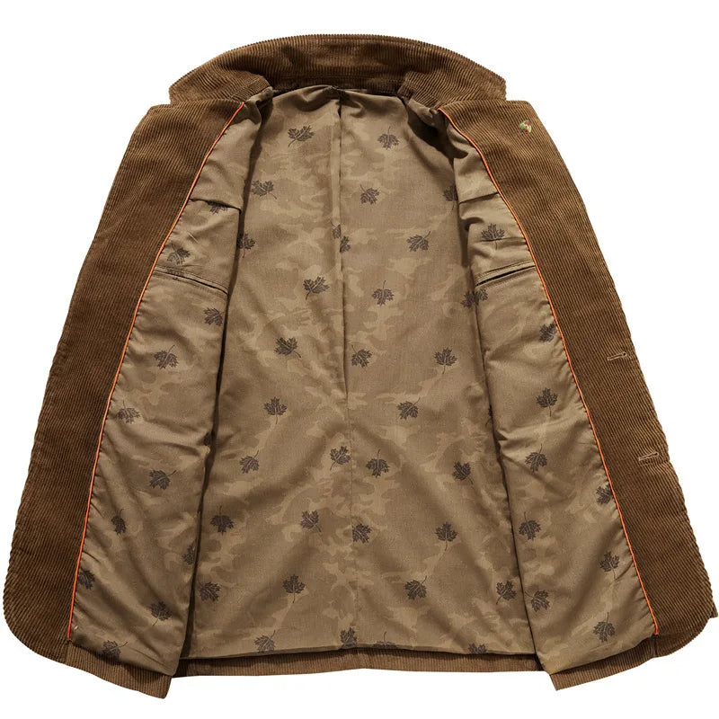 Auston – Brauner Cordblazer
