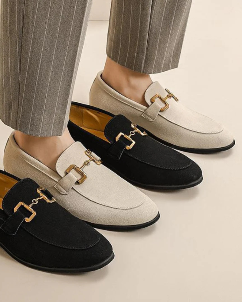 Orlando – Wildleder Loafer mit Metall