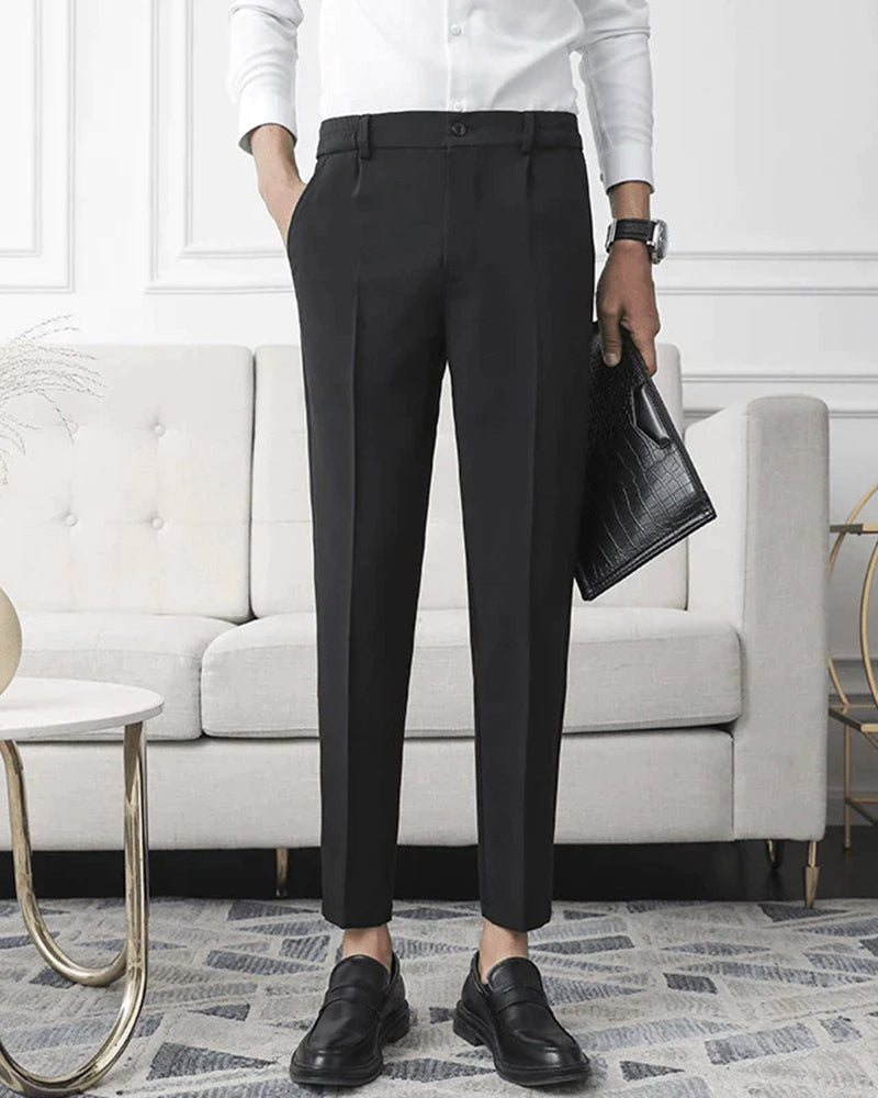 Walden – Hoch taillierte Slim Fit Businesshose