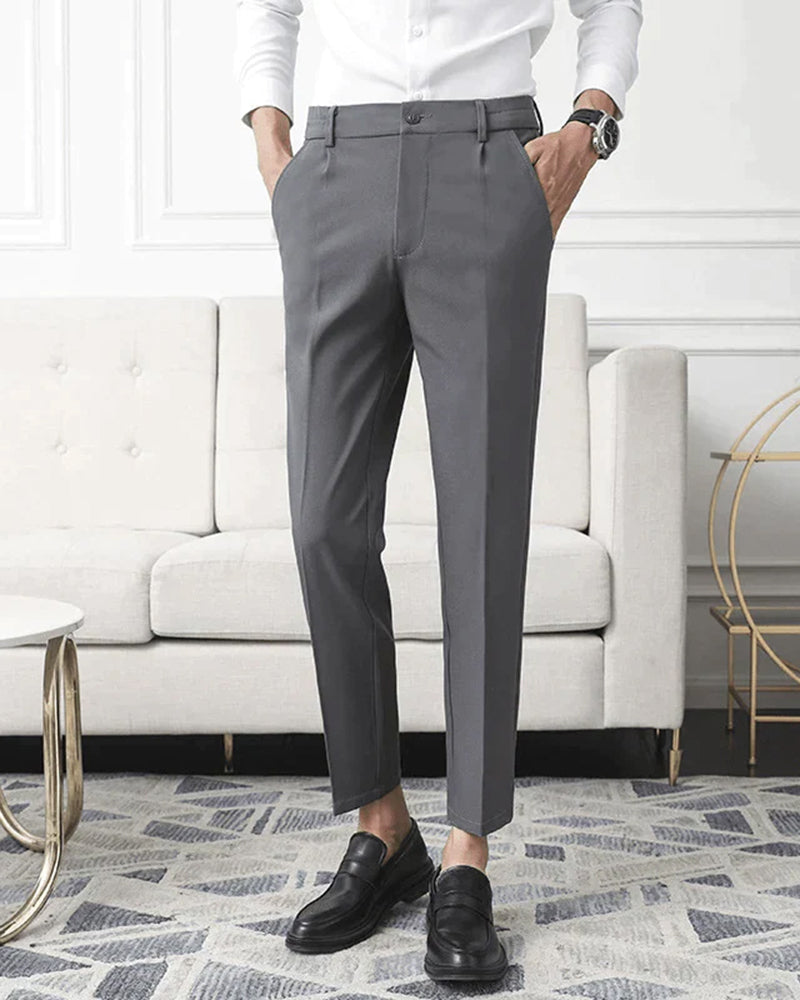 Walden – Hoch taillierte Slim Fit Businesshose